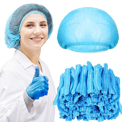 GP06 - 1000pcs 21" Blue Bouffant Caps