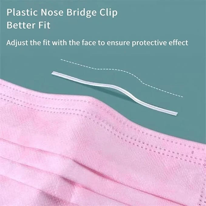 GP03 - 2000pcs Pink Disposable Facemask