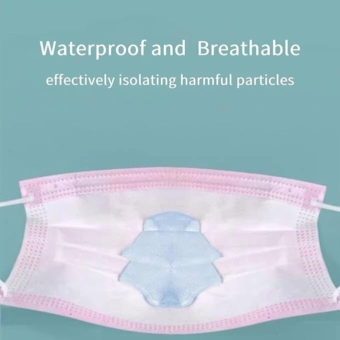 GP03 - 2000pcs Pink Disposable Facemask