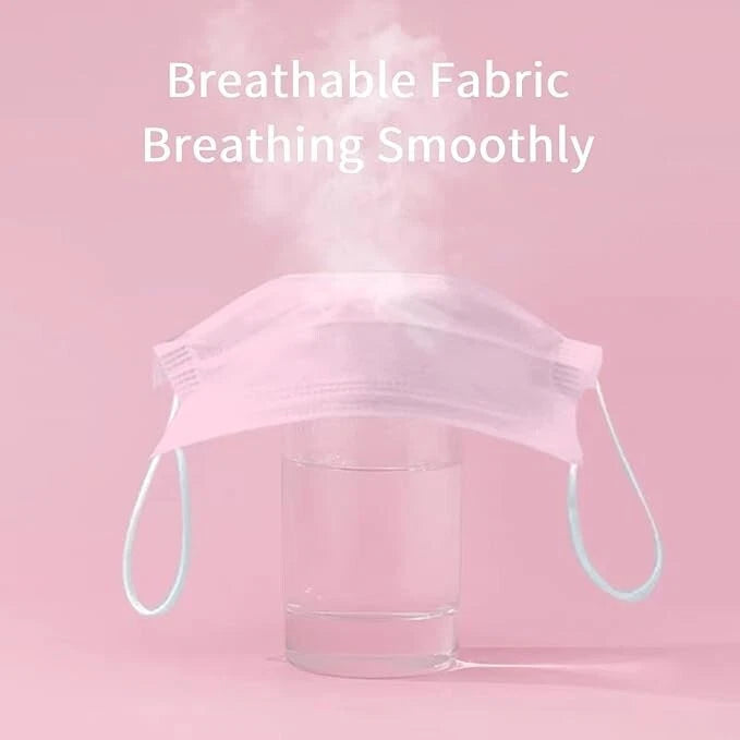 GP03 - 2000pcs Pink Disposable Facemask