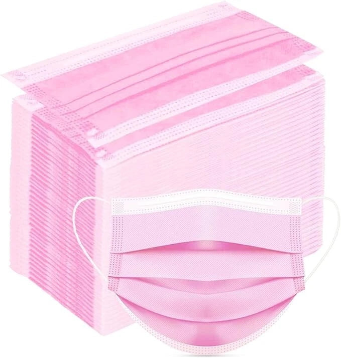 GP03 - 2000pcs Pink Disposable Facemask
