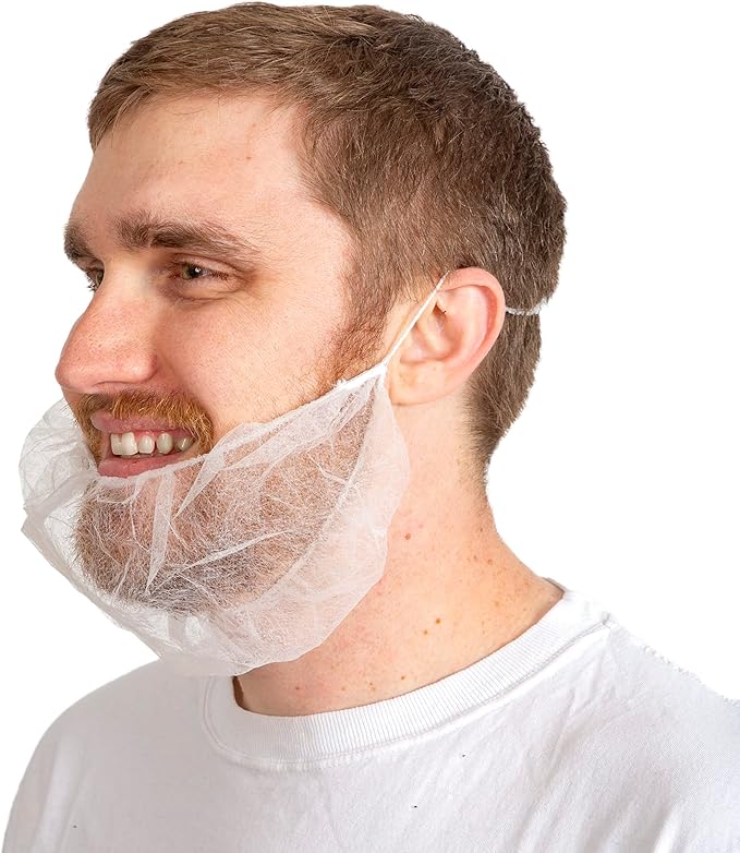 GP04 - 1000pcs White Beard Covers