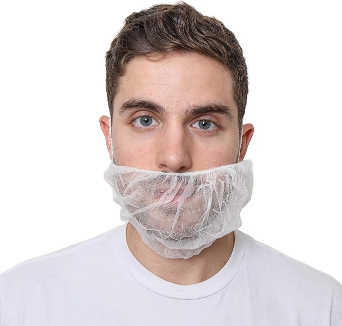 GP04 - 1000pcs White Beard Covers