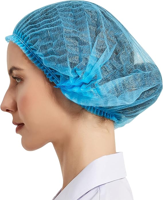 GP08 - 1000pcs 24" Blue Bouffant Caps