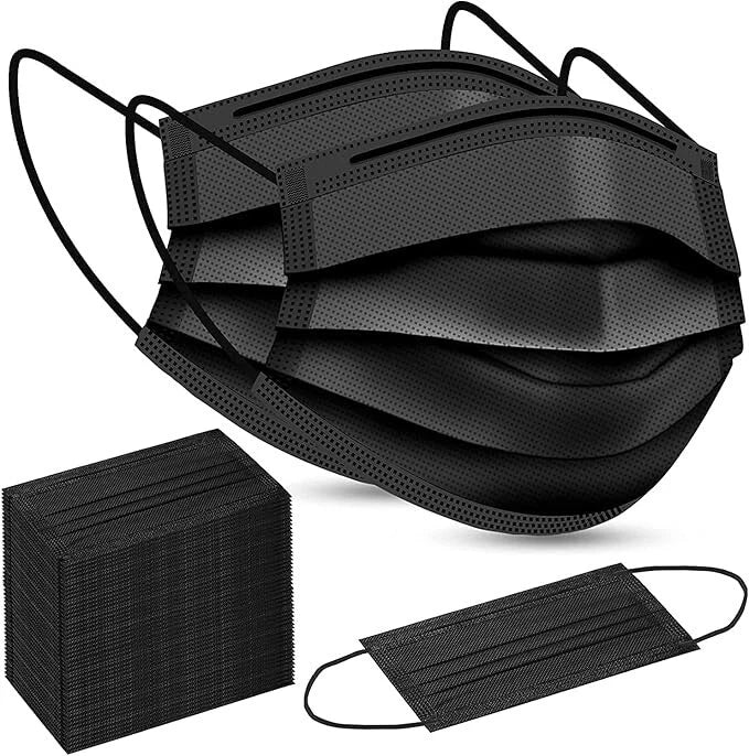 GP02 - 2000pcs Black Disposable Facemask