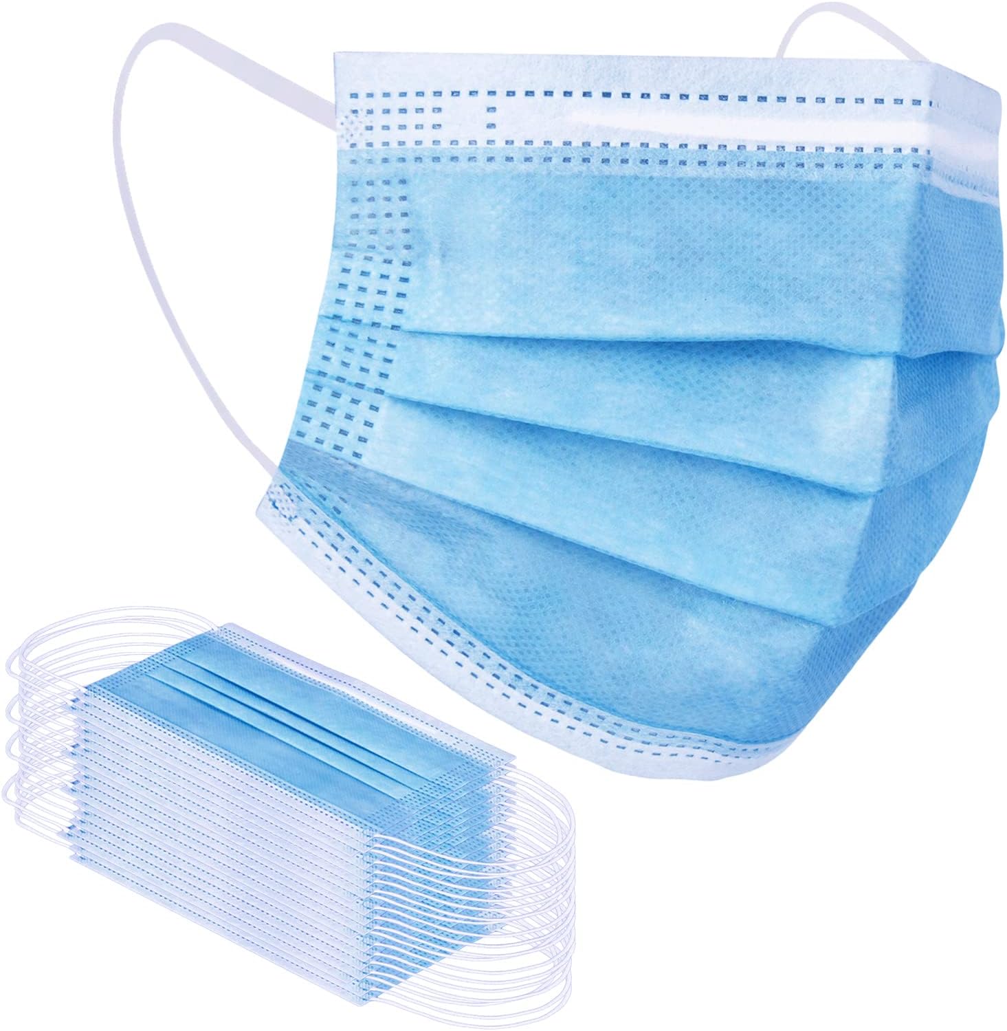 GP01 - 2000pcs Blue Disposable Facemask