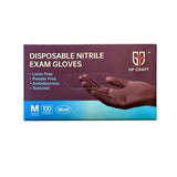 GP CRAFT Black Nitrile Exam Gloves, 6 Mils Case (1,000 Count, 10 Packs) - GP Craft Inc